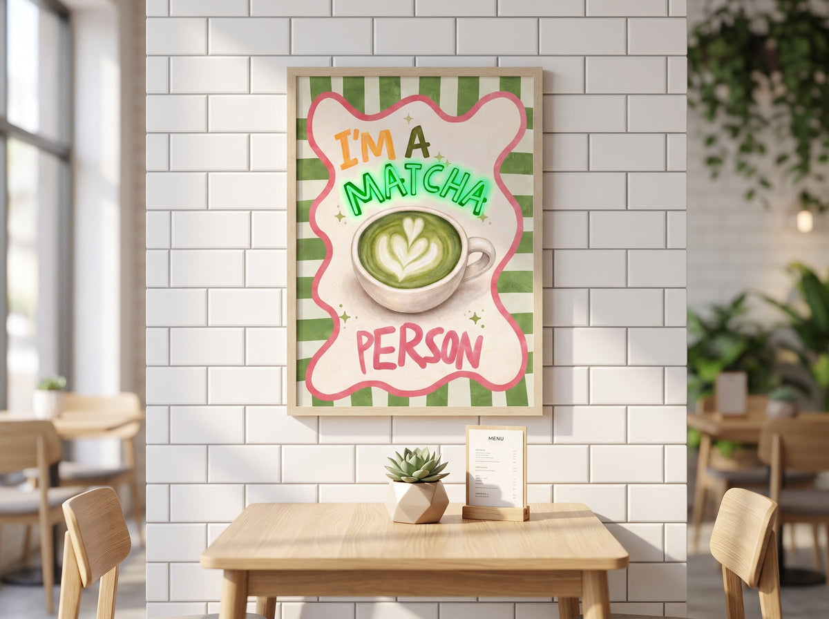 Matcha Person LED paveikslas – nuotrauka 8