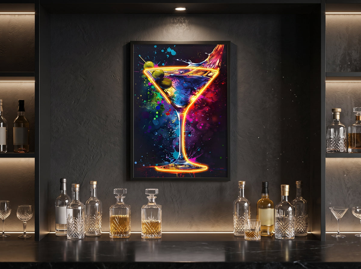 Golden Pour LED paveikslas – nuotrauka 8