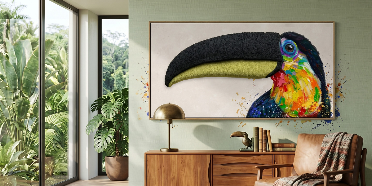 Vibrant Toucan 3D paveikslas – nuotrauka 7