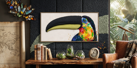 Vibrant Toucan 3D paveikslas – nuotrauka 2