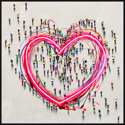 Together in Love LED paveikslas – nuotrauka 3