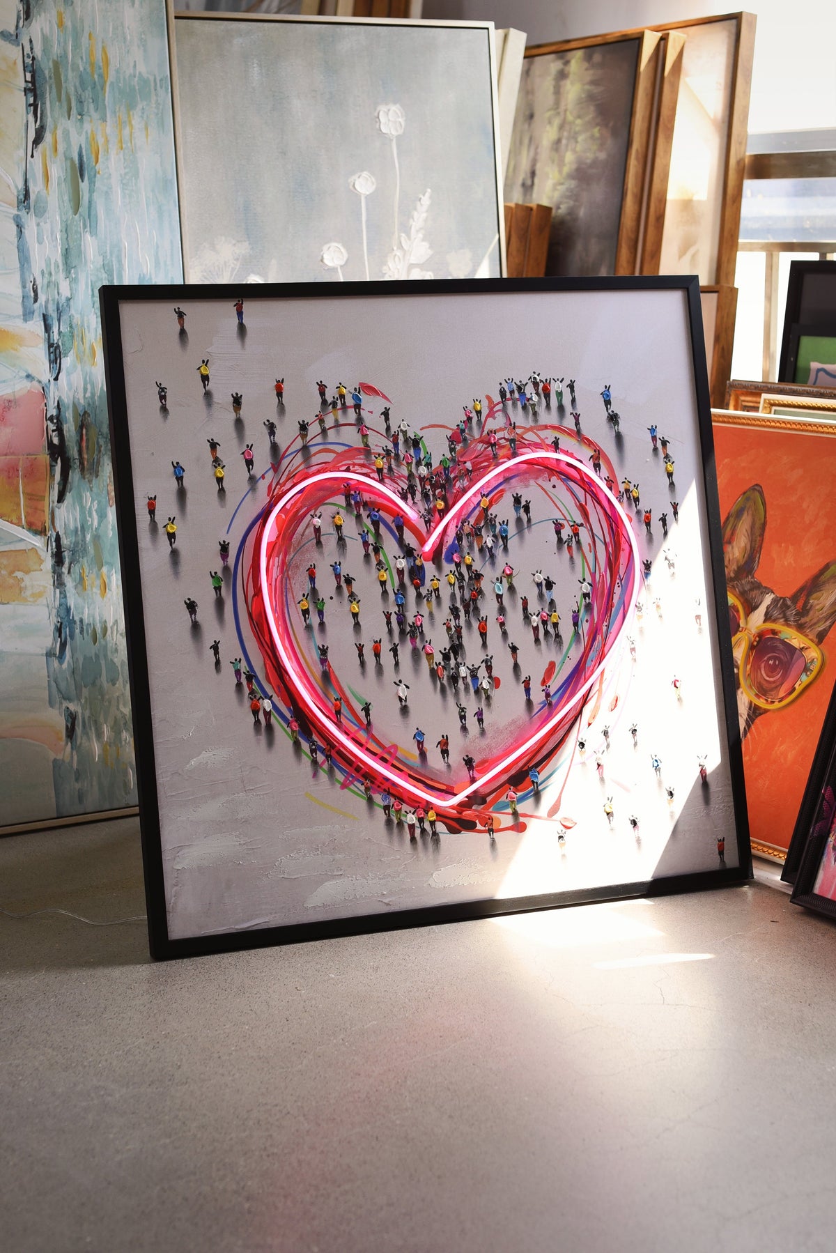 Together in Love LED paveikslas – nuotrauka 6