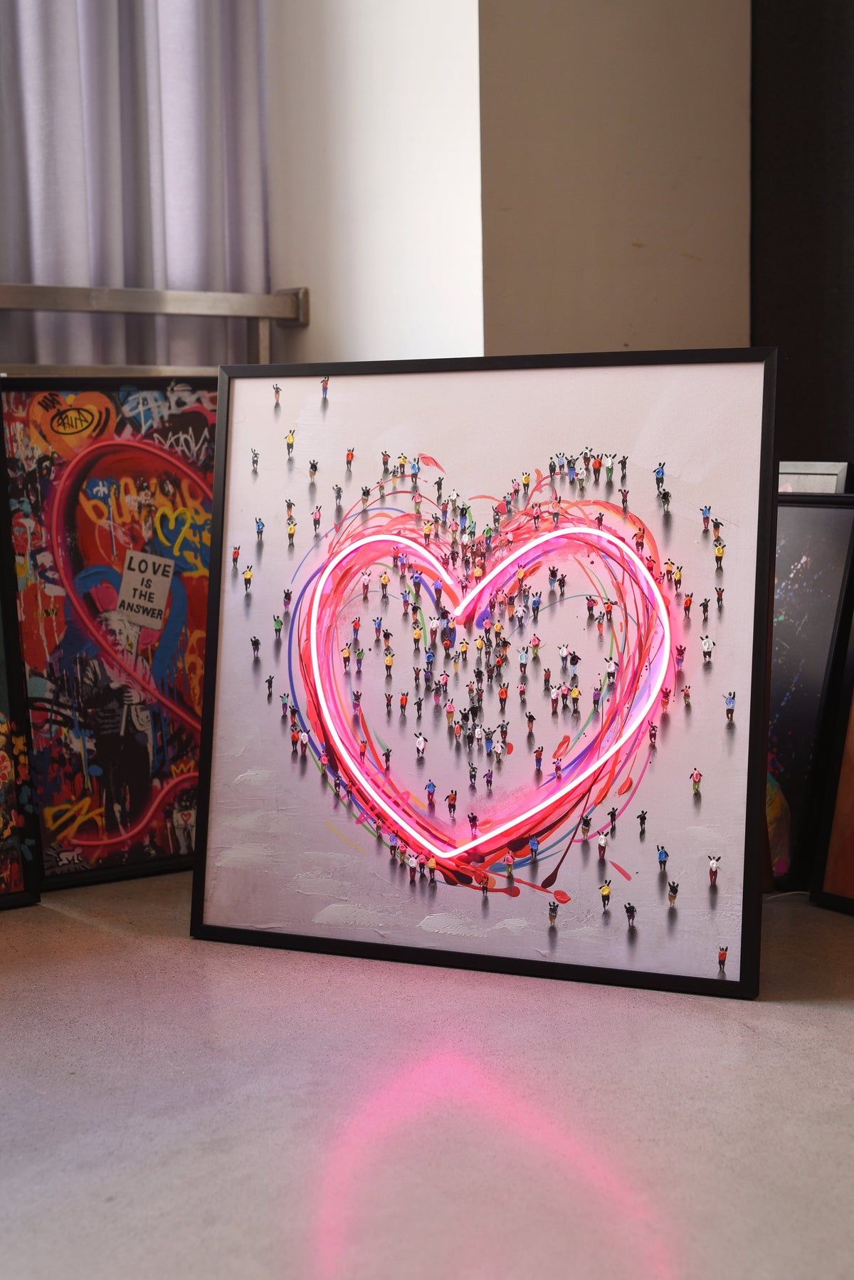 Together in Love LED paveikslas – nuotrauka 4