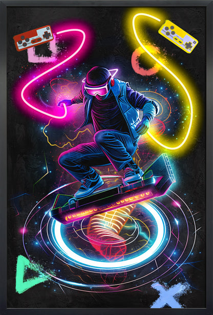 Neon Gamer LED paveikslas – nuotrauka 2
