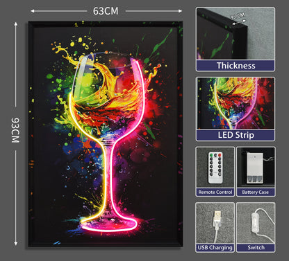 Liquid Colour LED paveikslas – nuotrauka 7