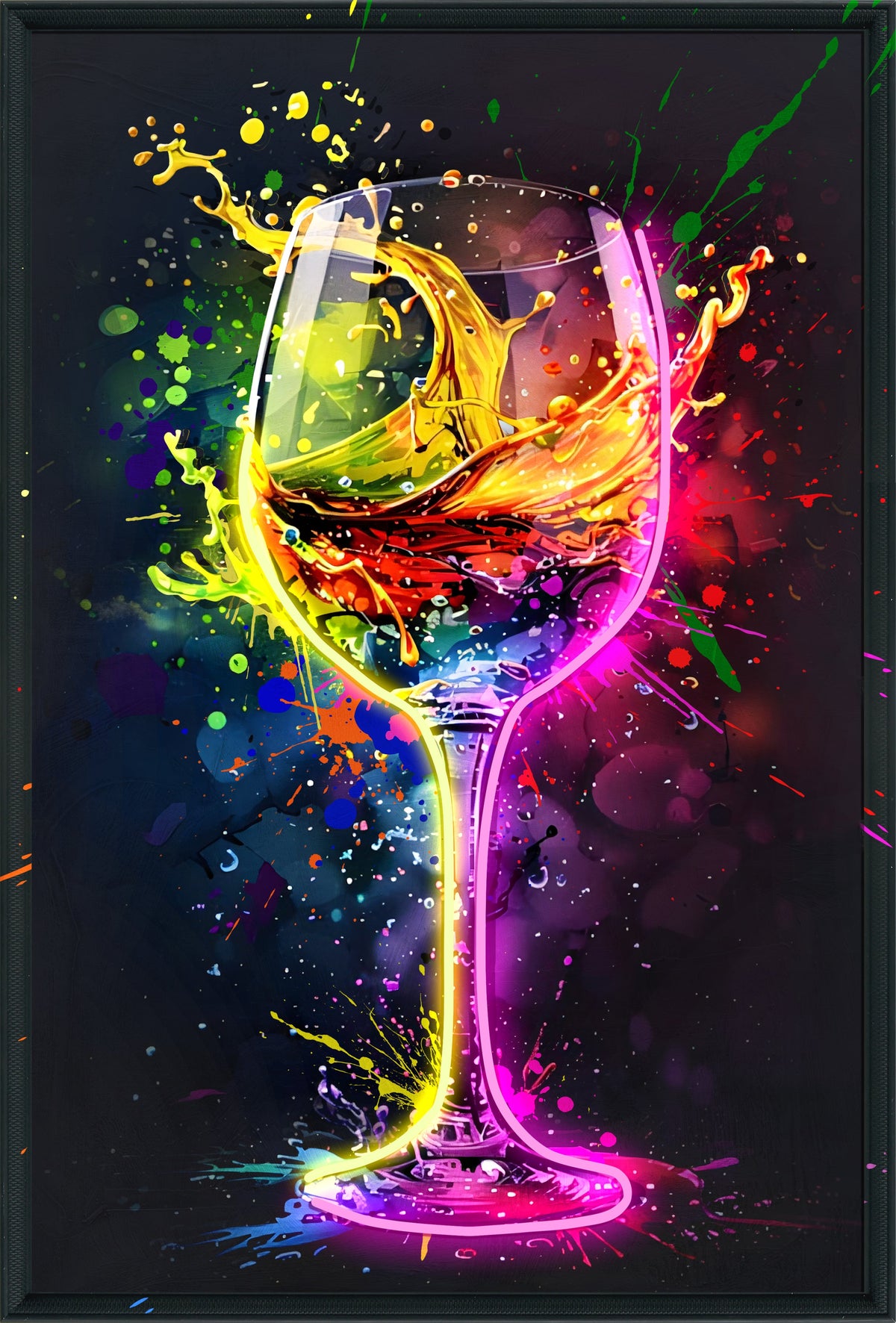 Liquid Colour LED paveikslas – nuotrauka 2