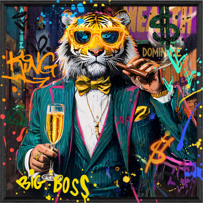 Big Boss Tiger LED paveikslas – nuotrauka 3