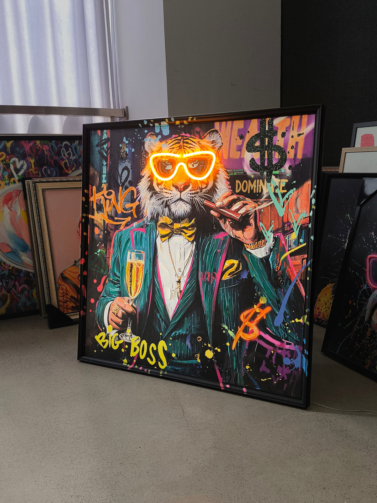 Big Boss Tiger LED paveikslas – nuotrauka 6