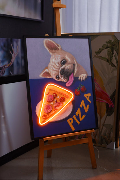Pizza Please LED paveikslas – nuotrauka 5
