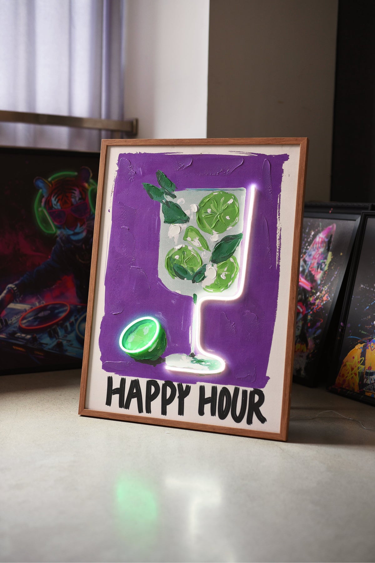 Happy Hour LED paveikslas – nuotrauka 5