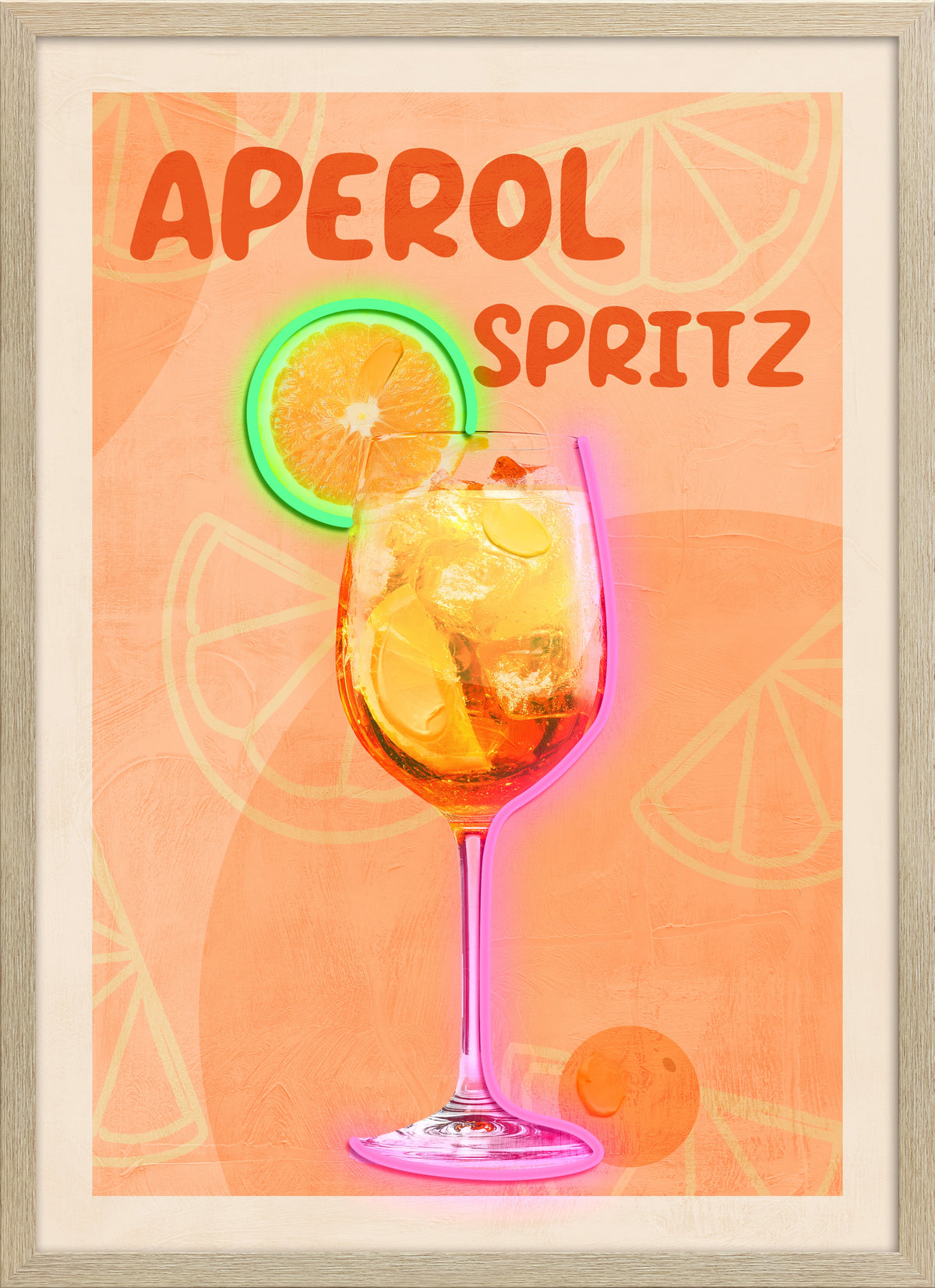 Aperol Spritz LED paveikslas – nuotrauka 4