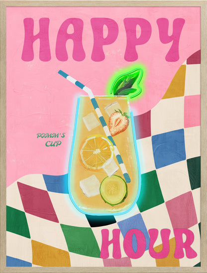 Happy Hour LED paveikslas – nuotrauka 2