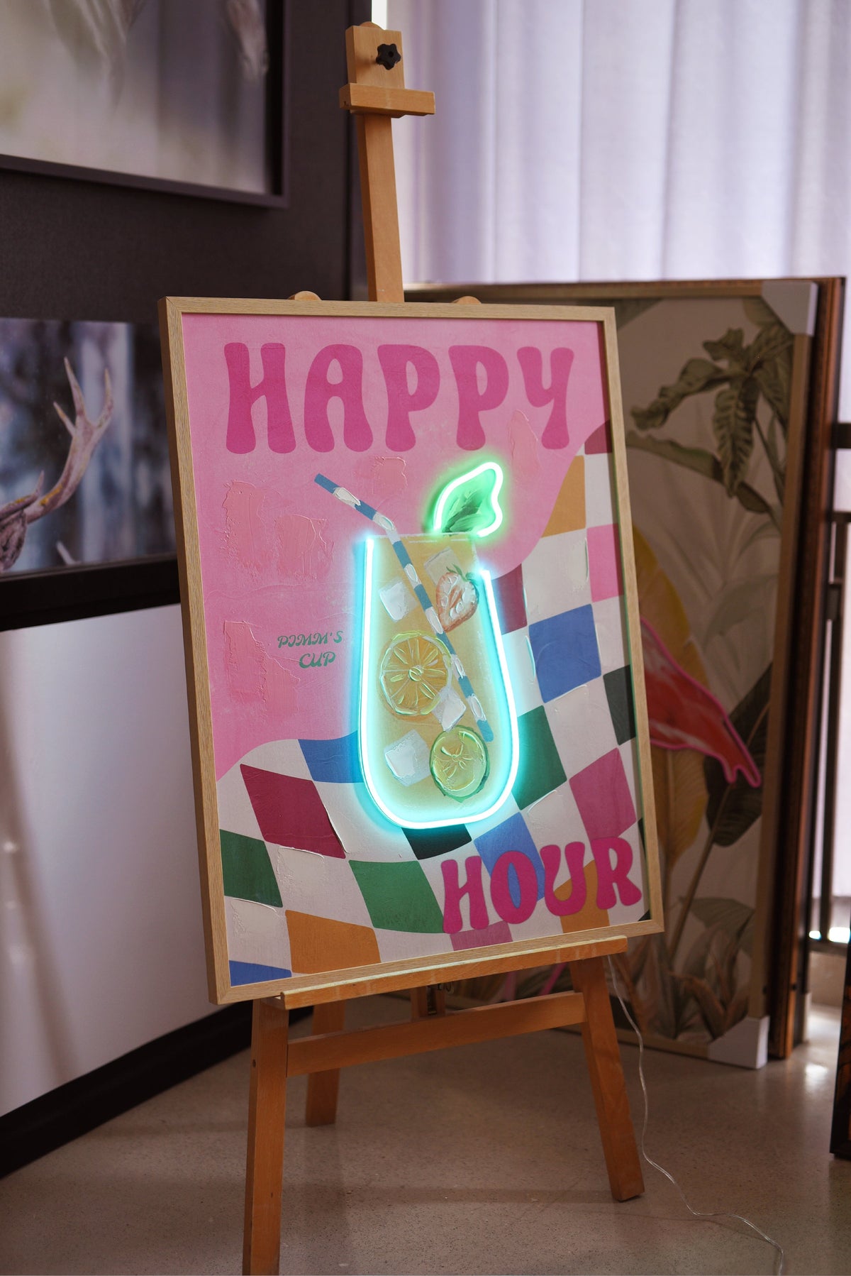 Happy Hour LED paveikslas – nuotrauka 5