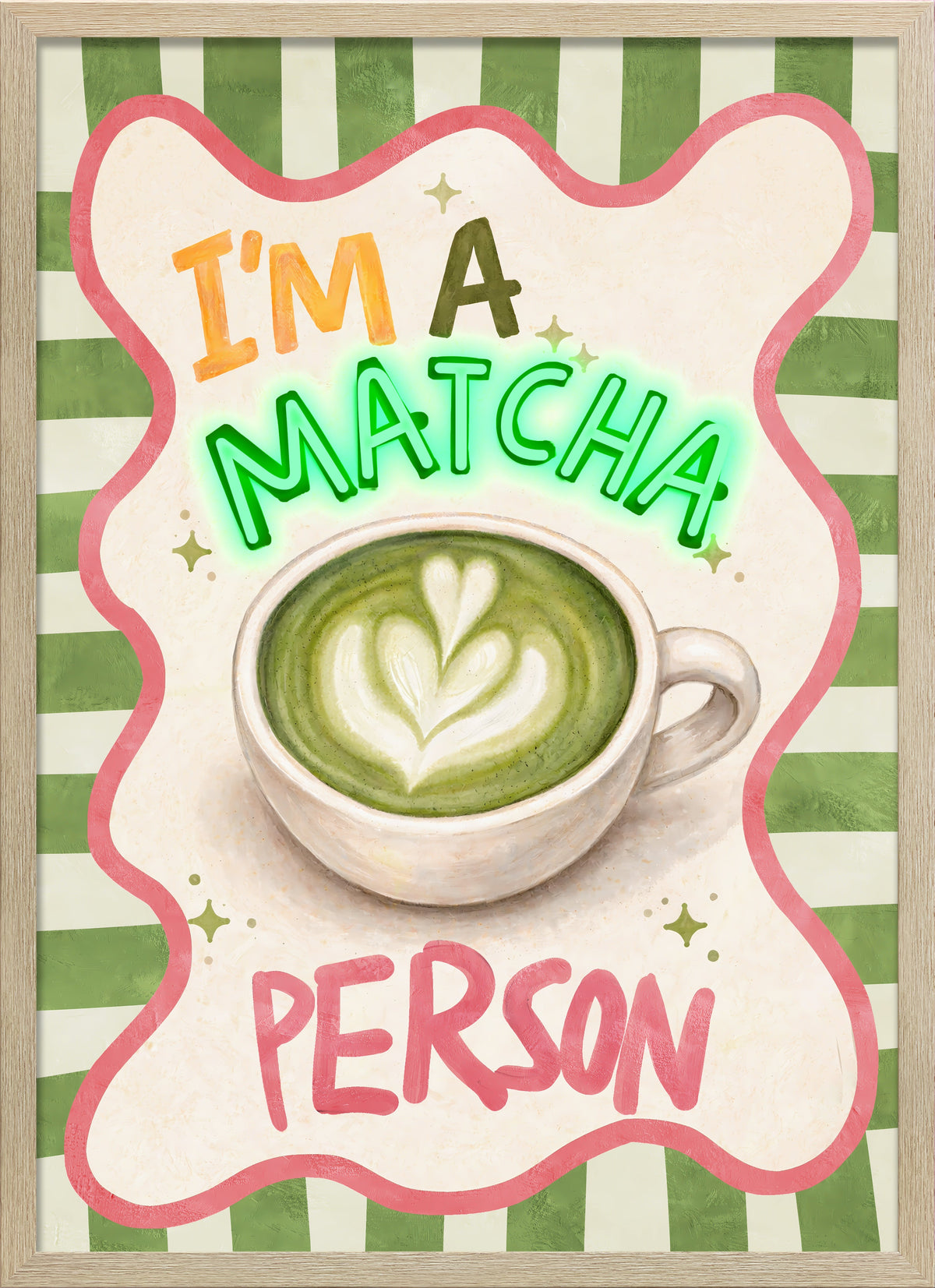 Matcha Person LED paveikslas – nuotrauka 2