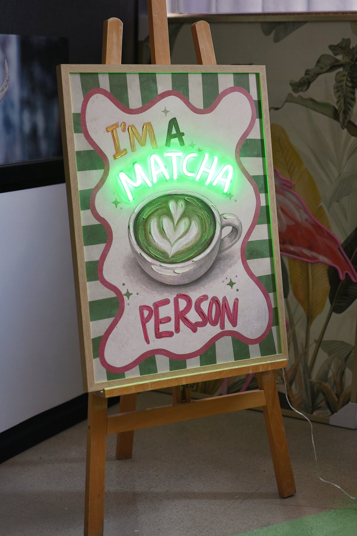 Matcha Person LED paveikslas – nuotrauka 5
