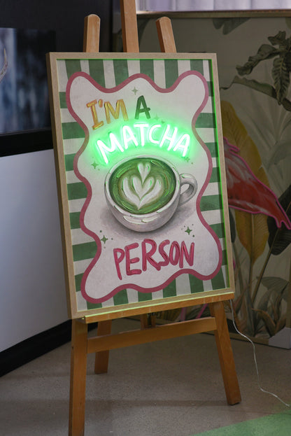 Matcha Person LED paveikslas – nuotrauka 5