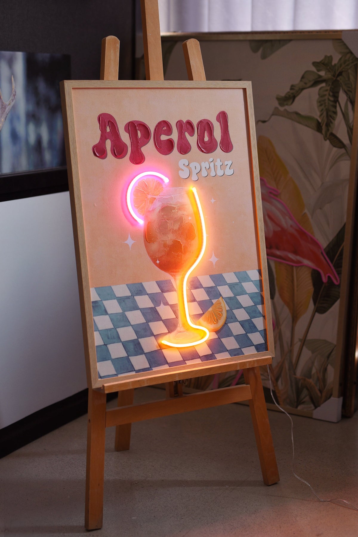 Aperol Spritz LED paveikslas – nuotrauka 5