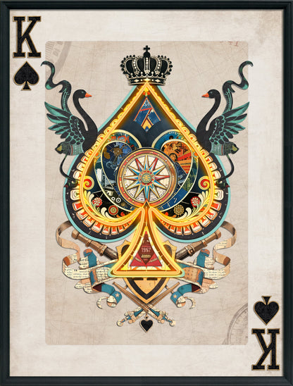 King of Spades LED paveikslas – nuotrauka 3