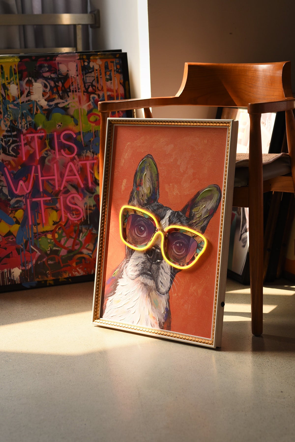 Cool Dog LED paveikslas – nuotrauka 4