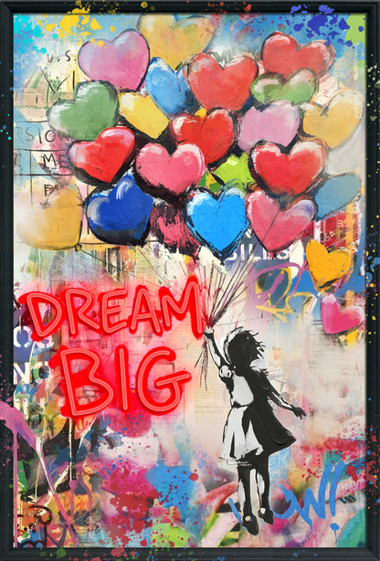 Dream Big LED paveikslas – nuotrauka 3