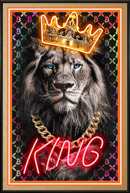 King Lion LED paveikslas – nuotrauka 3