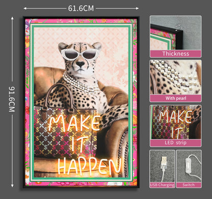 Make It Happen LED paveikslas – nuotrauka 8