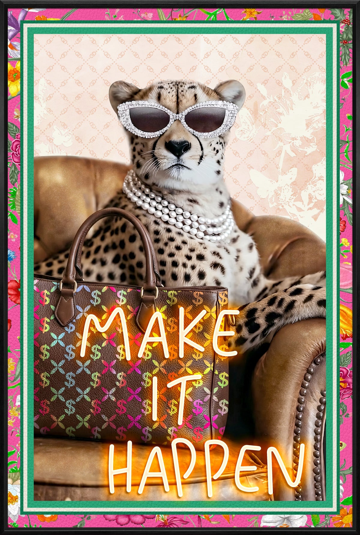 Make It Happen LED paveikslas – nuotrauka 3