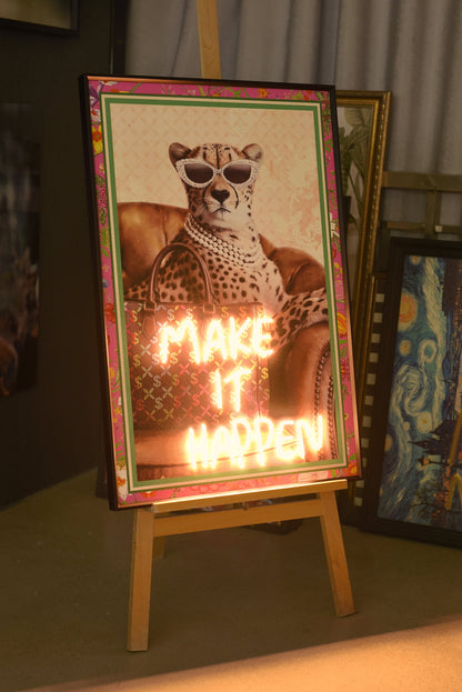 Make It Happen LED paveikslas – nuotrauka 6