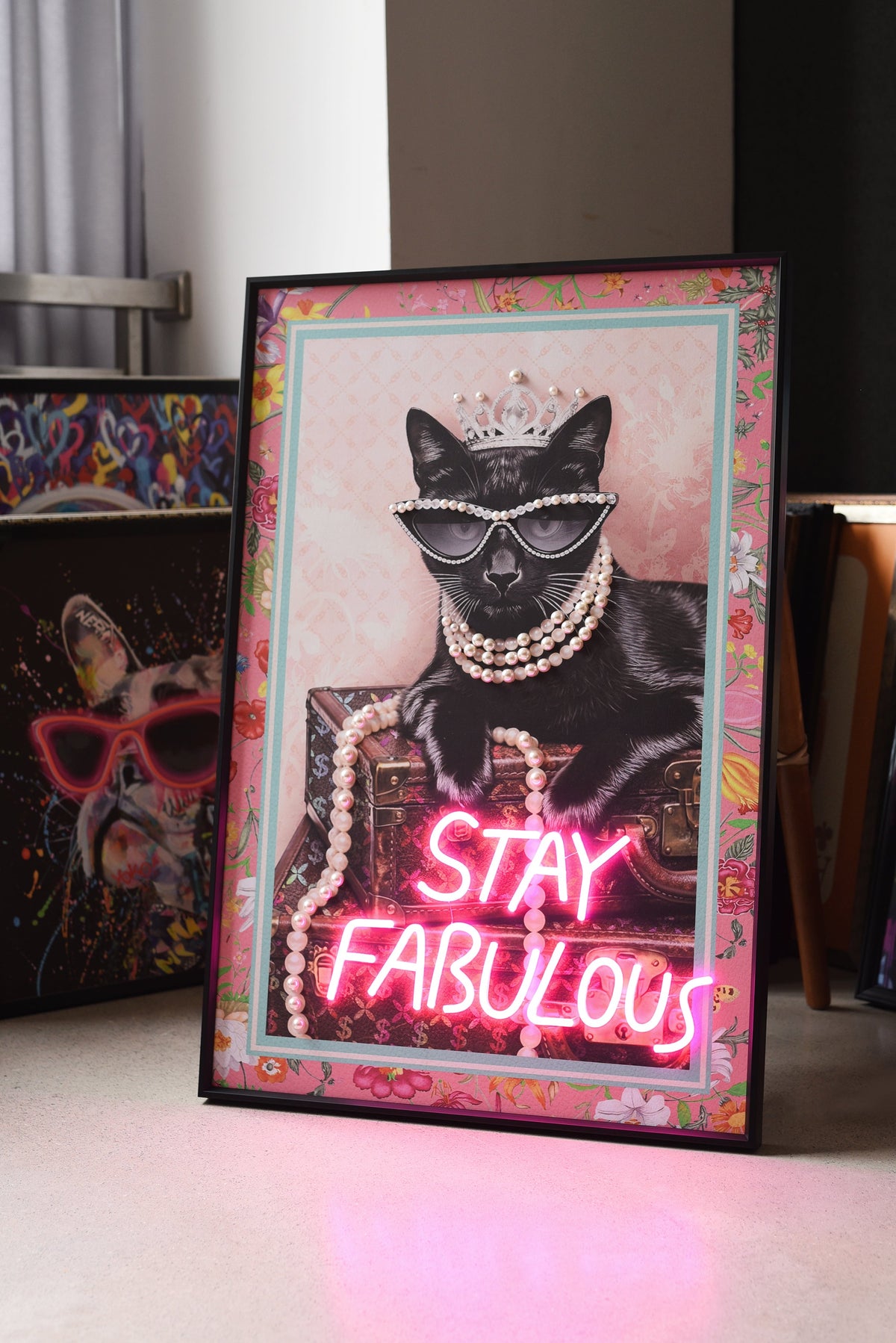 Stay Fabulous LED paveikslas – nuotrauka 4