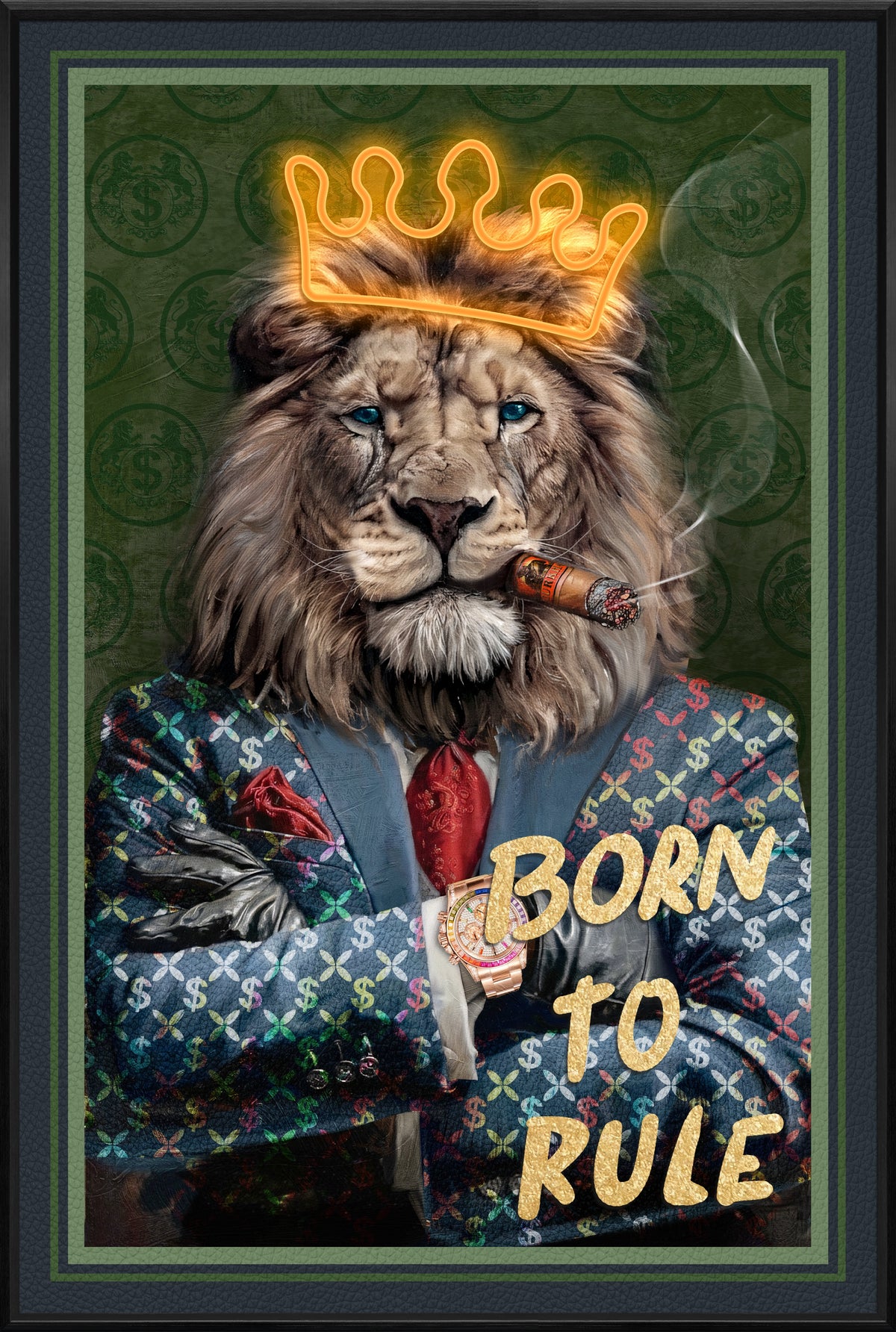 Born to Rule LED paveikslas – nuotrauka 3