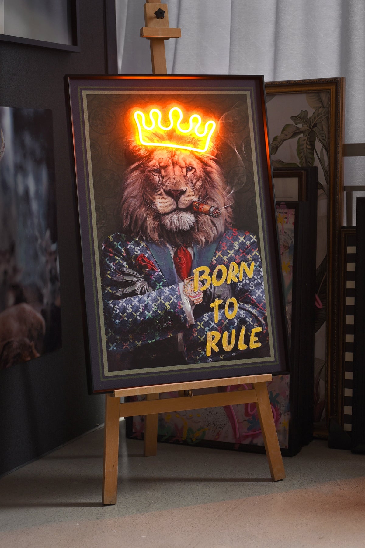 Born to Rule LED paveikslas – nuotrauka 4