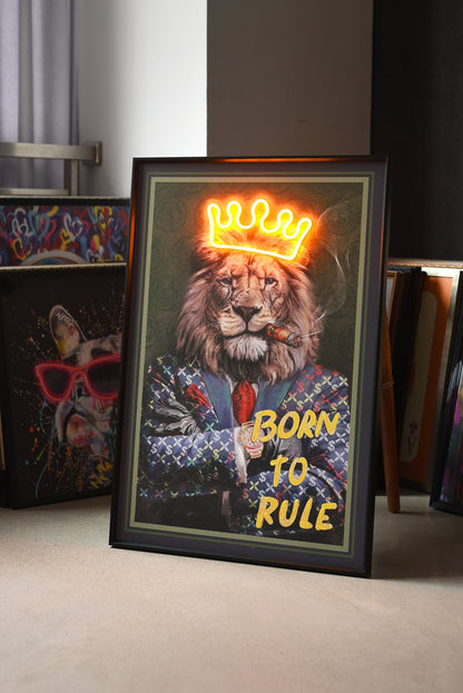 Born to Rule LED paveikslas – nuotrauka 5