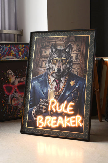 Rule Breaker LED paveikslas – nuotrauka 4