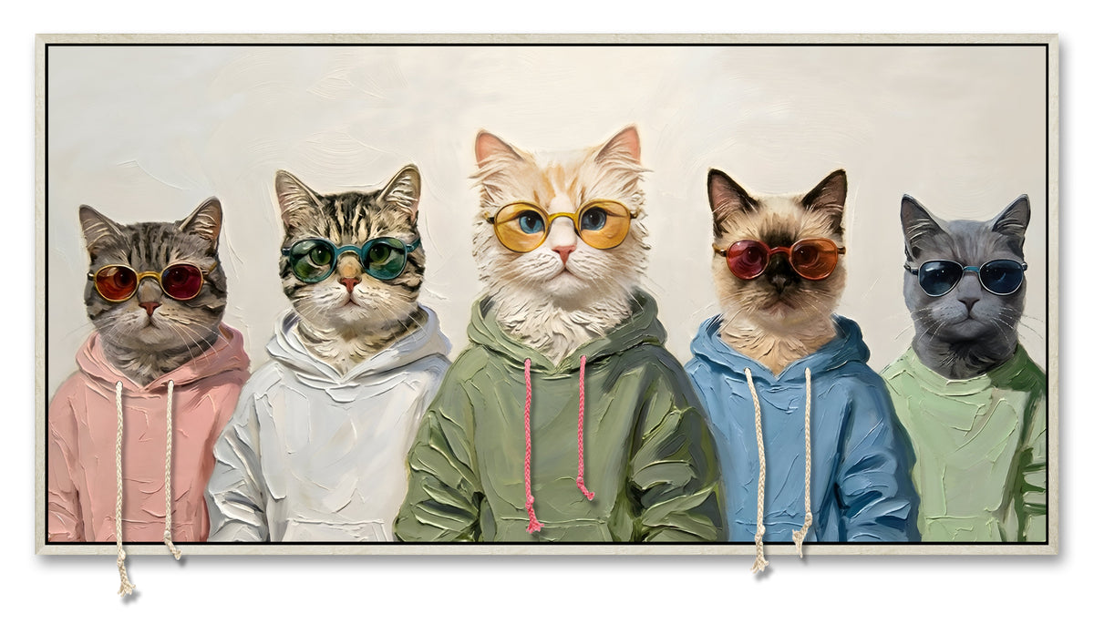 Cool Cats Crew 3D paveikslas – nuotrauka 3
