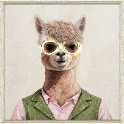 Stylish Llama LED paveikslas – nuotrauka 3