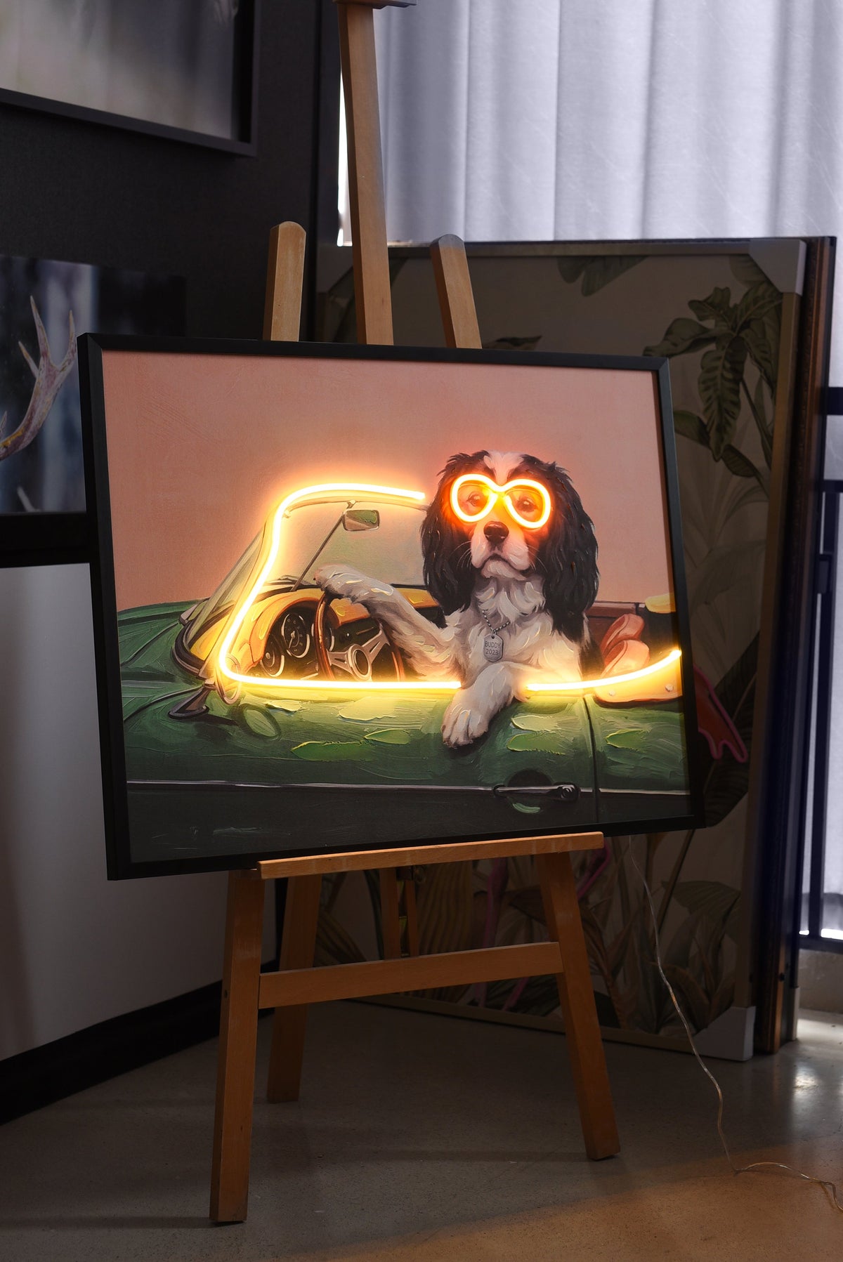 Golden Drive LED paveikslas – nuotrauka 5