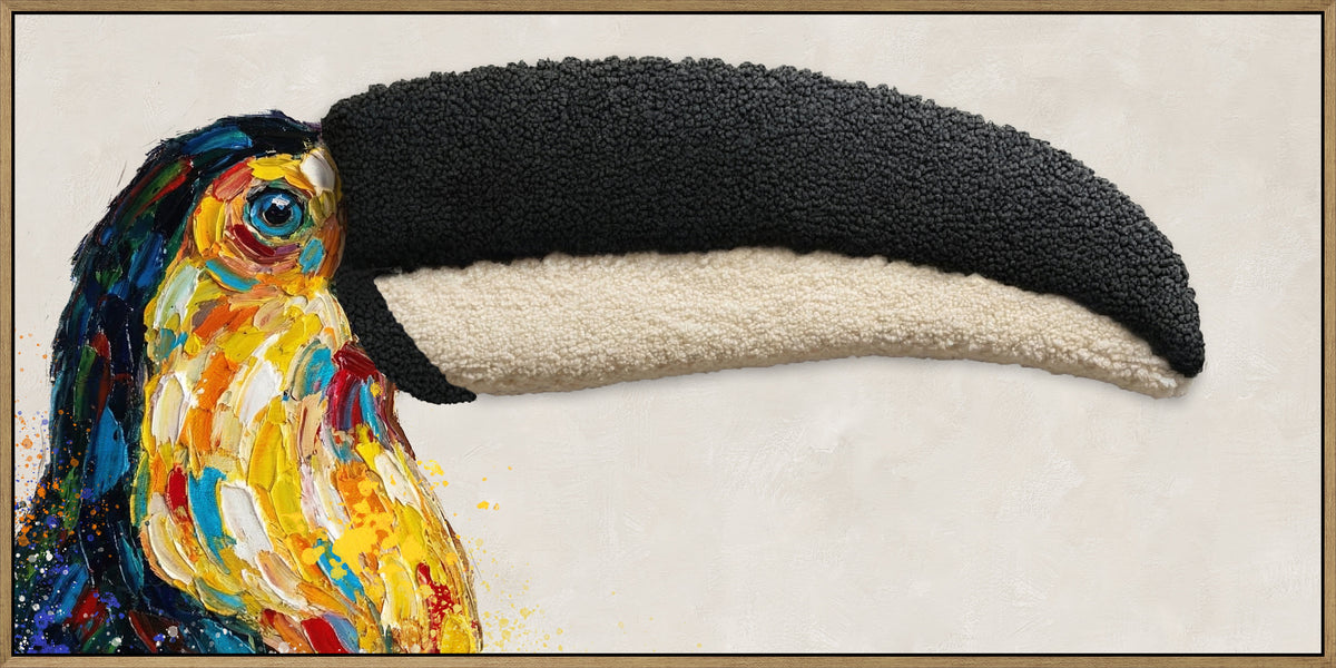 Vibrant Toucan 3D paveikslas – nuotrauka 3
