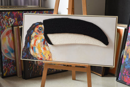 Vibrant Toucan 3D paveikslas – nuotrauka 4