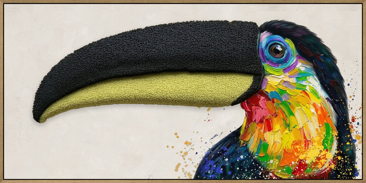 Vibrant Toucan 3D paveikslas – nuotrauka 3