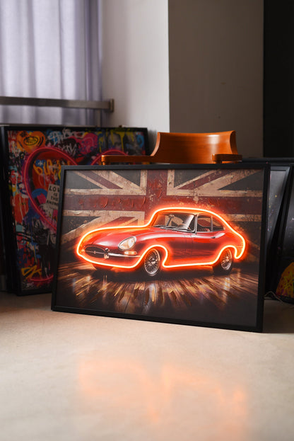 British Racing Heritage LED paveikslas – nuotrauka 3