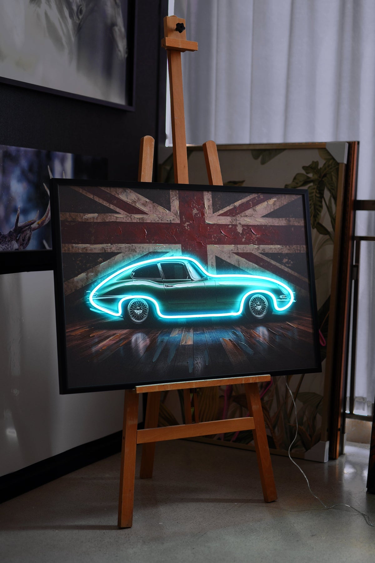 British Racing Green LED paveikslas – nuotrauka 5
