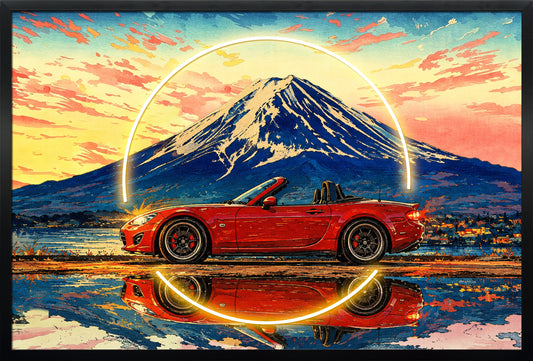 Sunset Roadster LED paveikslas – nuotrauka 2