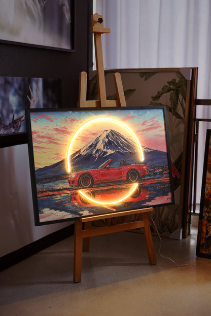 Sunset Roadster LED paveikslas – nuotrauka 5