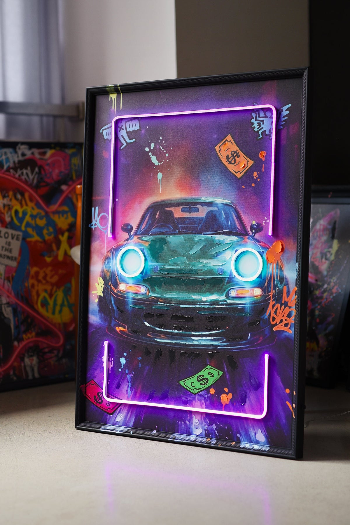 Neon Street Roadster LED paveikslas – nuotrauka 4