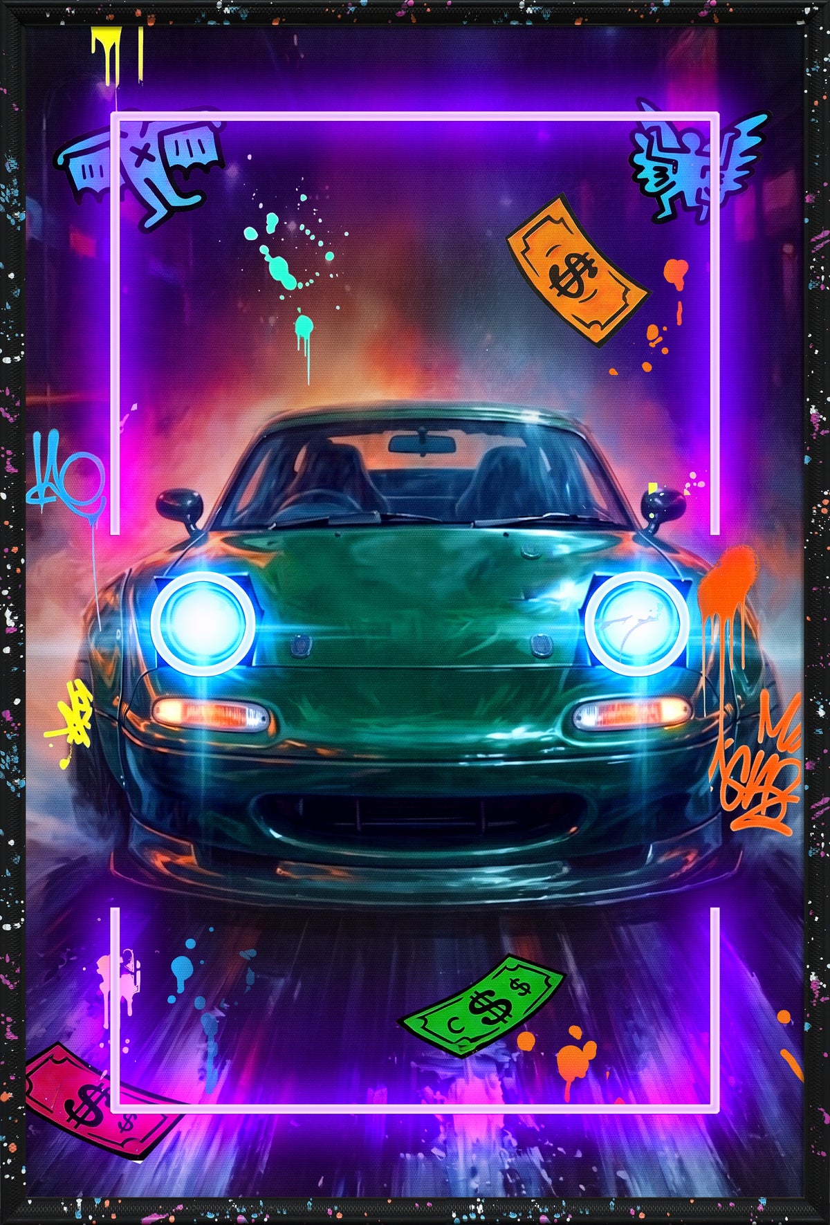 Neon Street Roadster LED paveikslas – nuotrauka 2