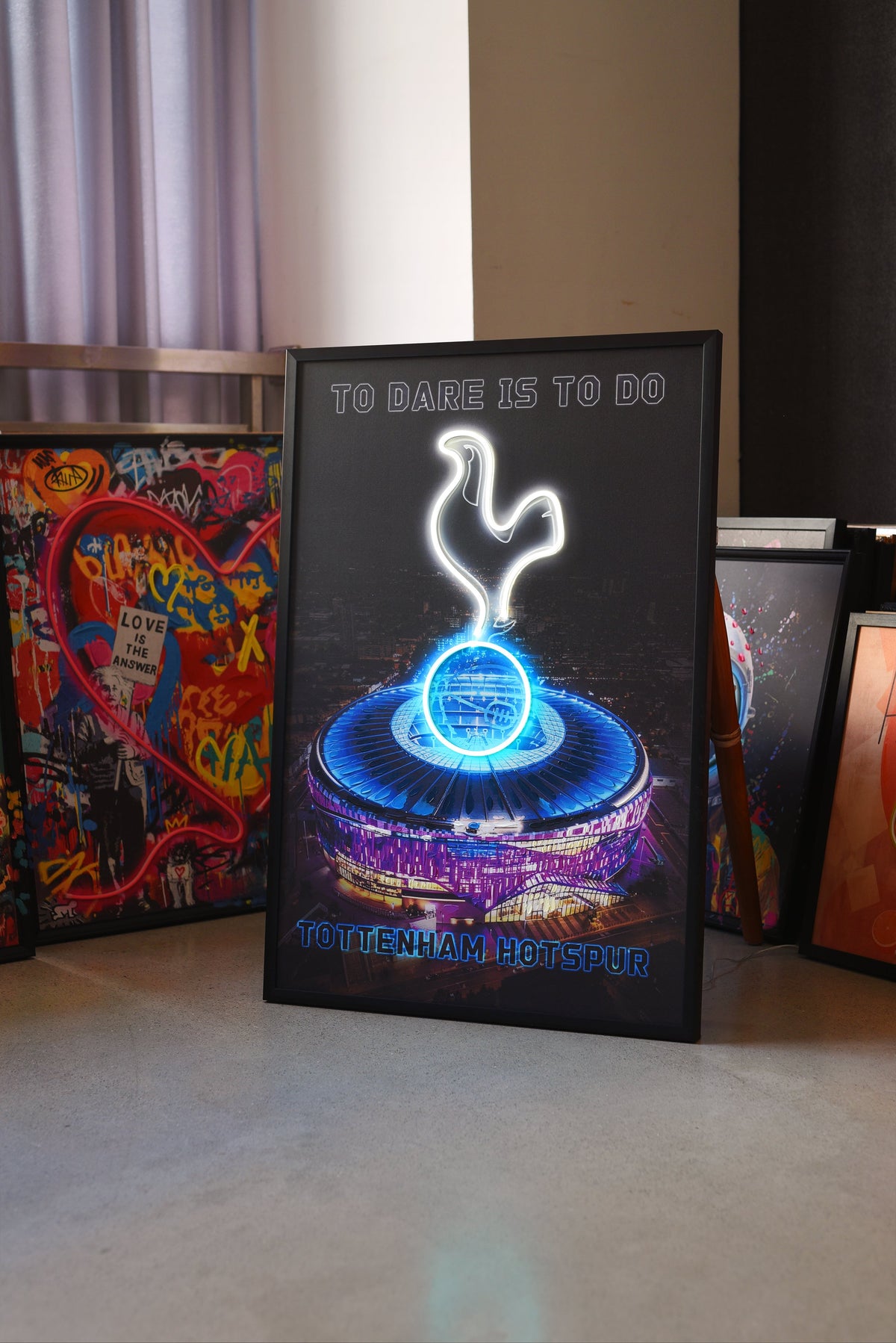 Tottenham Hotspur LED paveikslas – nuotrauka 3