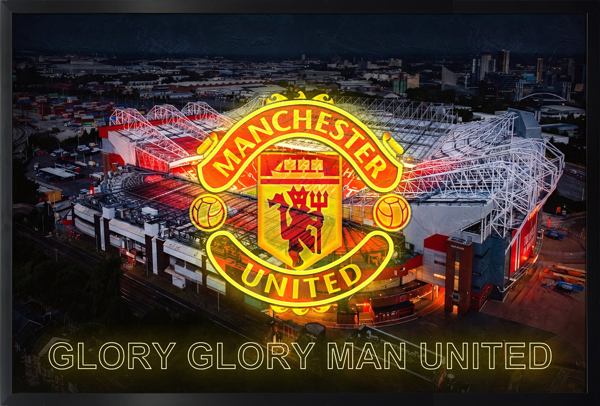 Manchester United LED paveikslas – nuotrauka 2