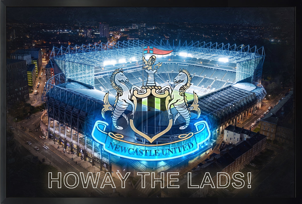 Newcastle United LED paveikslas – nuotrauka 2