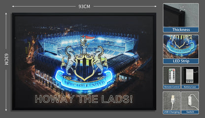 Newcastle United LED paveikslas – nuotrauka 5