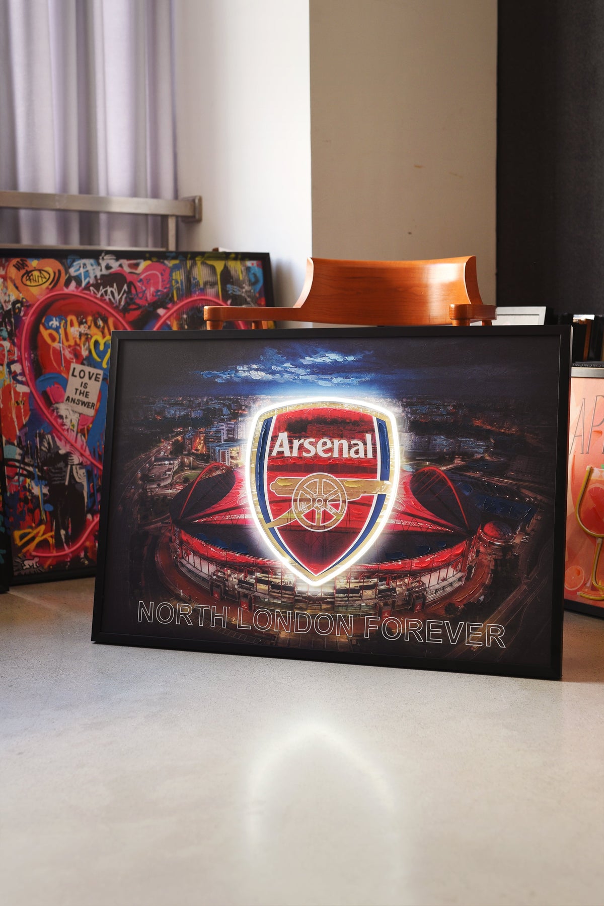 Arsenal LED paveikslas – nuotrauka 3